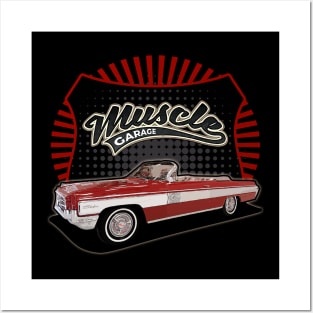 Oldsmobile Starfire Convertible 1962 car muscle Posters and Art